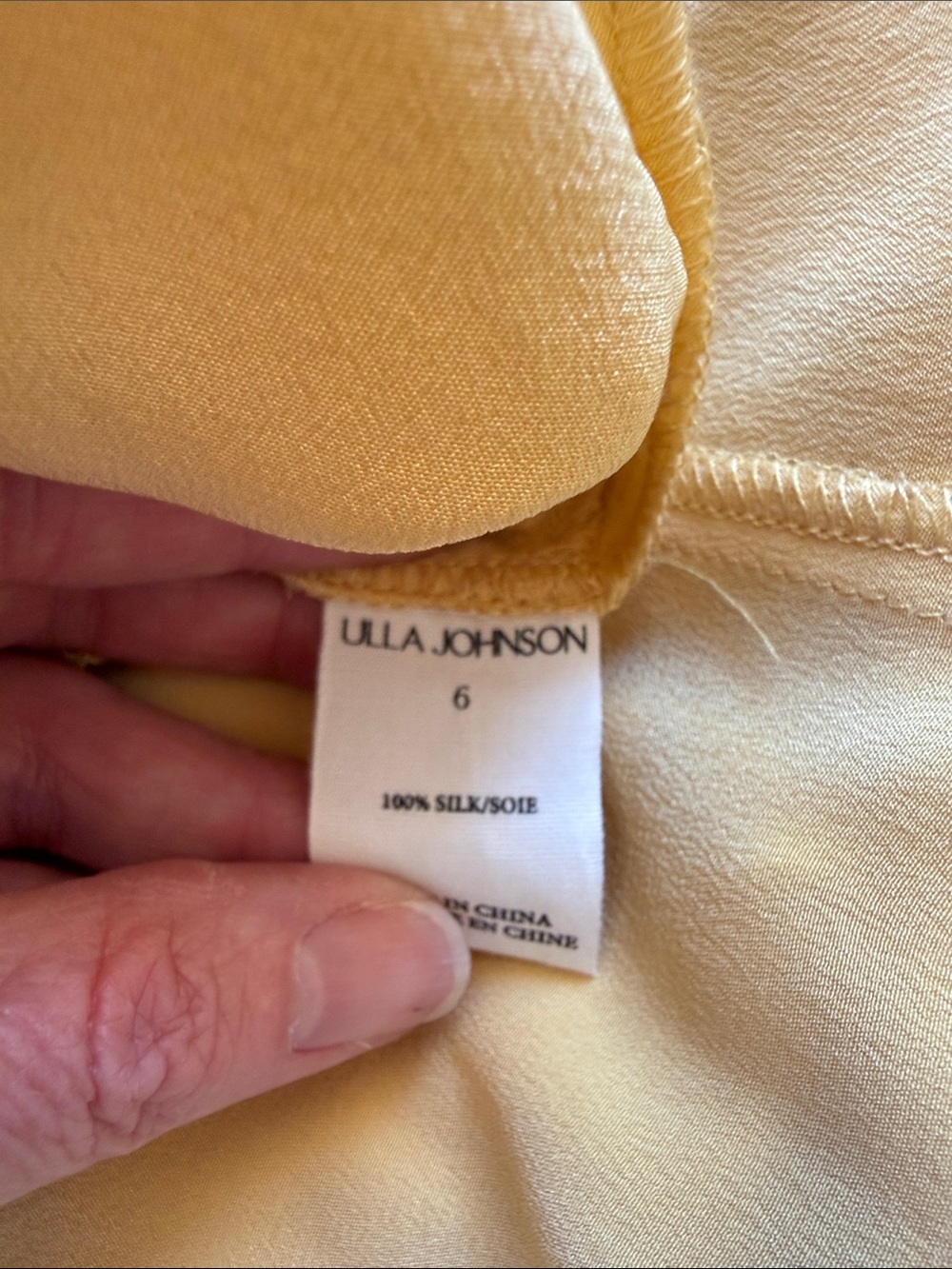 Ulla Johnson Pale Yellow Ruffle Maxi Dress - Picture 9 of 10